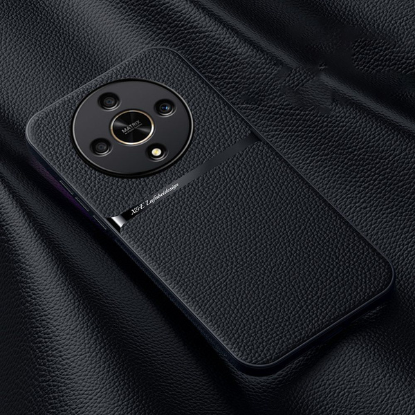 Кожаный чехол для Honor X9b, Поддержка беспроводной зарядки чехол на ...