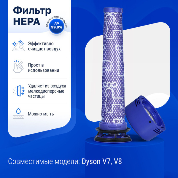 Фильтр для пылесоса Dyson V7, V8 - купить с доставкой по выгодным ценам ...