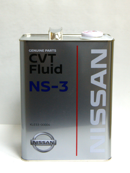 Масло трансмиссионное Nissan CVT Fluid NS-3 4л KLE53-00004 - купить по ...