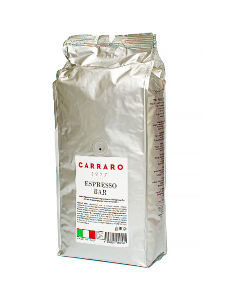 Кофе в зернах Espresso Bar, Carraro, 1 кг - купить с доставкой по ...
