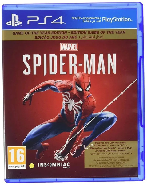 Игра MARVEL Spider-Man Человек-Паук. Издание «Игра года» PS4 ...