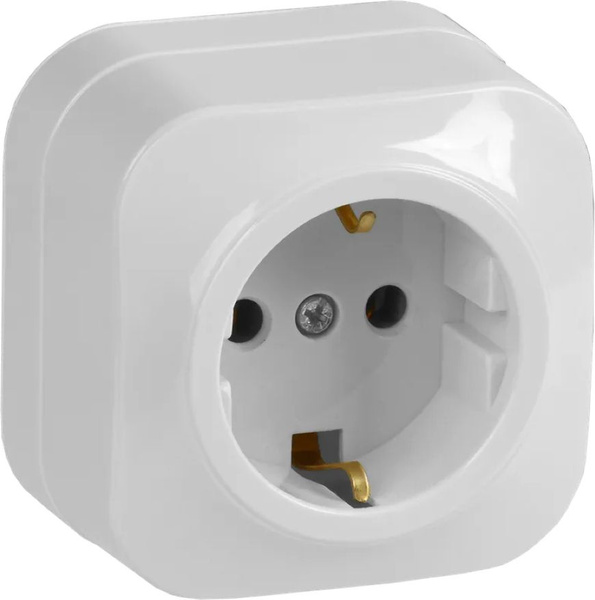 Розетка силовая штепсельная IEK / ИЭК Glory РС20-3-ХБ ОП, 16А 250В IP20 ...