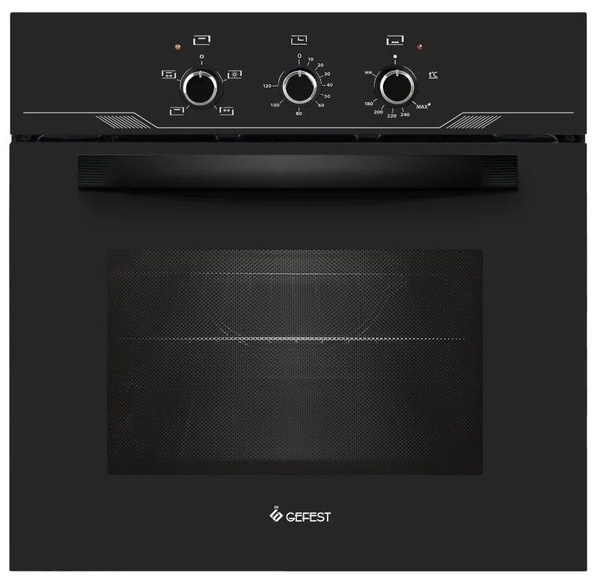 Духовой шкаф Газовый Gefest ДГЭ 621-01 черный - купить с доставкой по ...
