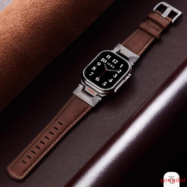 Кожаный ремешок, подходит для Apple Watch серий 1-8, SE и Ultra 42 мм ...