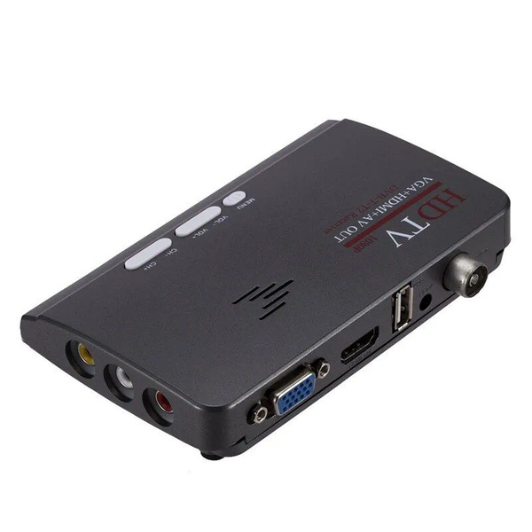 Приемник DVB-T2 ТВ-приставка DVB-T AV to VGA HDMI-совместимая цифровая ...