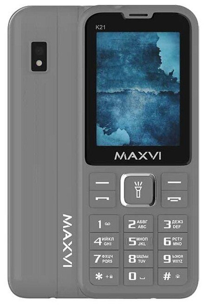Мобильный телефон Maxvi Maxvi K21, серый - купить по выгодной цене в ...
