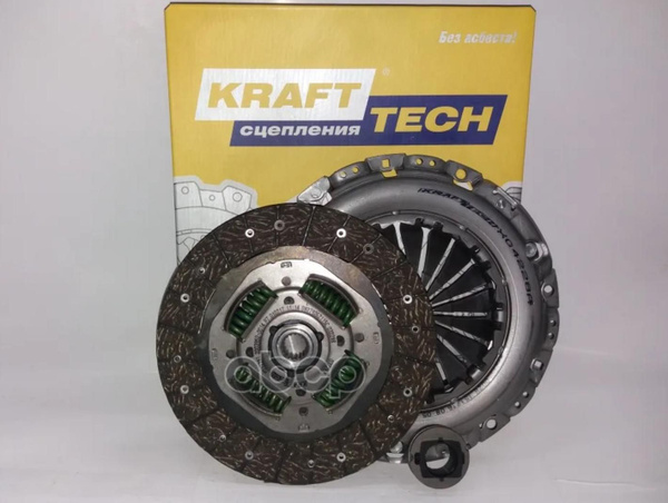 Сцепление, комплект с выжимным подшипником KRAFTTECH W03228J (228x18 ...