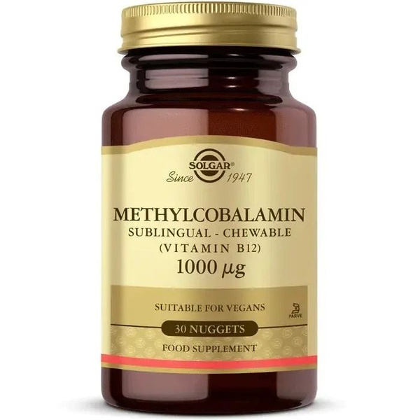 Solgar Метилкобаламин 1000 мкг 30 таблеток / Solgar Methylcobalamin ...