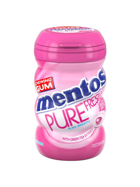 Жевательная резинка Mentos Pure Fresh Баббл / Ментос Пюр Фреш Бабл Гам ...