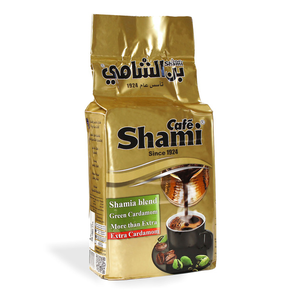 SHAMI CAFE / Кофе молотый с кардамоном Gold Extra Green Cardamom 500г ...