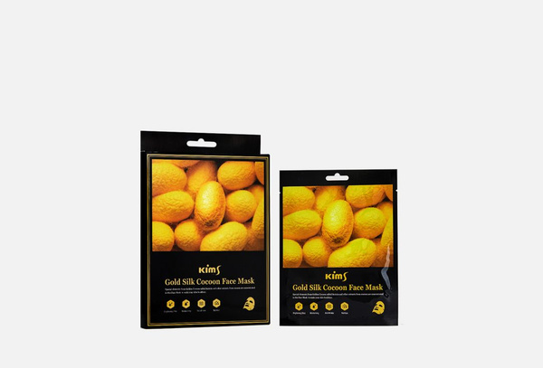 Антивозрастная маска для лица с протеинами кокона шелкопряда / Kims ...