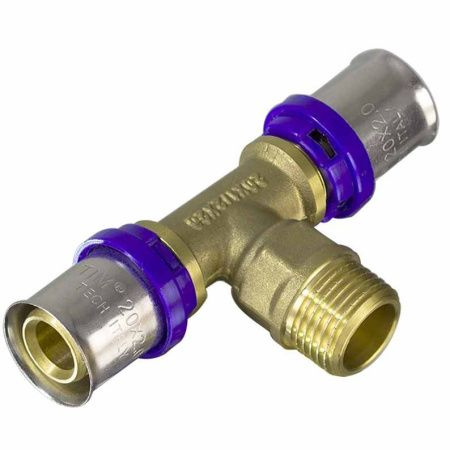 Тройник 16 - 1/2" НР - 16 под пресс, ТП16Н - купить по выгодной цене в ...