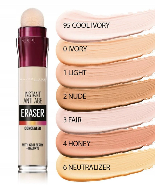 Maybelline New York консиллер Instant Anti Age Eraser, тон №00 слоновая ...