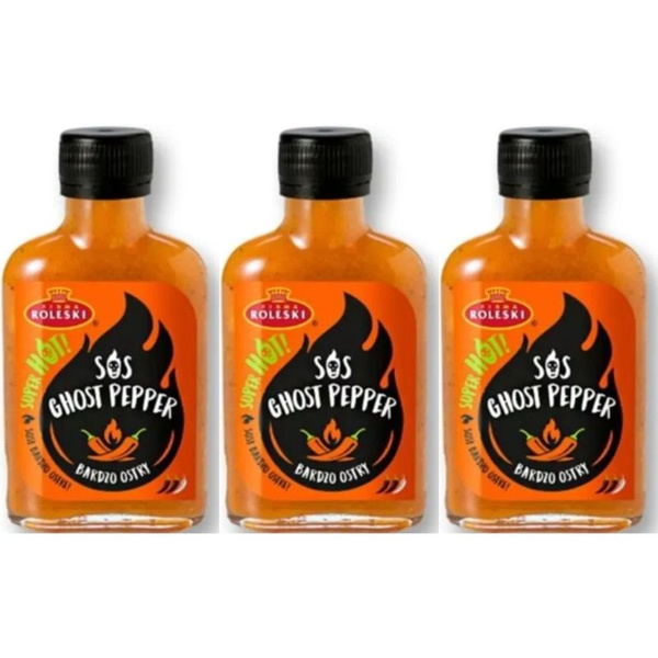Roleski Соус Ghost Pepper Очень острый, 115 г, 3 шт - купить с ...