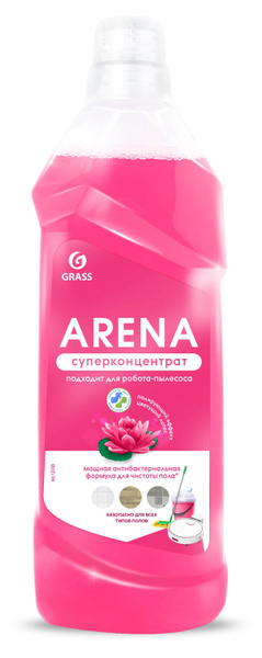 Средство для мытья пола "Arena" Цветущий Лотос флакон 1000 мл GraSS ...