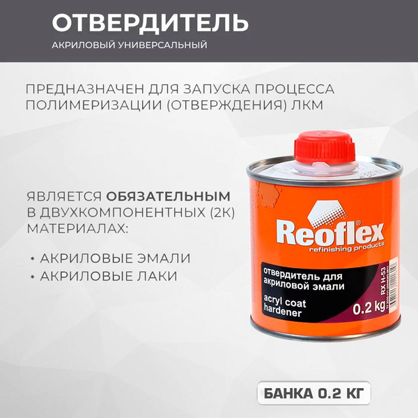 Отвердитель автомобильный Reoflex по низкой цене с доставкой в интернет ...