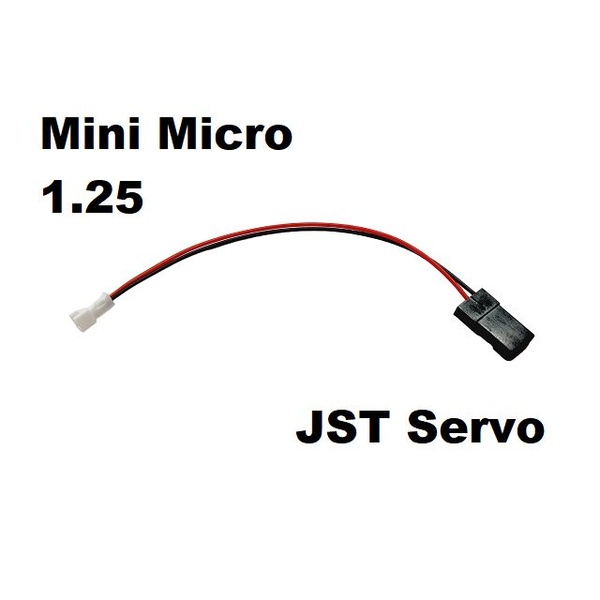 Переходник Mini Micro JST 1.25 PH 2P на JST Servo (мама / папа) N24 ...