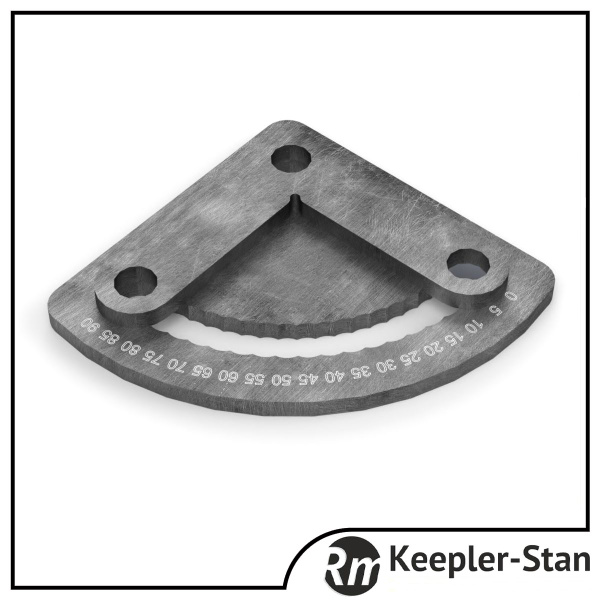 Транспортир 150х150 8 мм для сварочного стола D16, верстака - Keepler ...