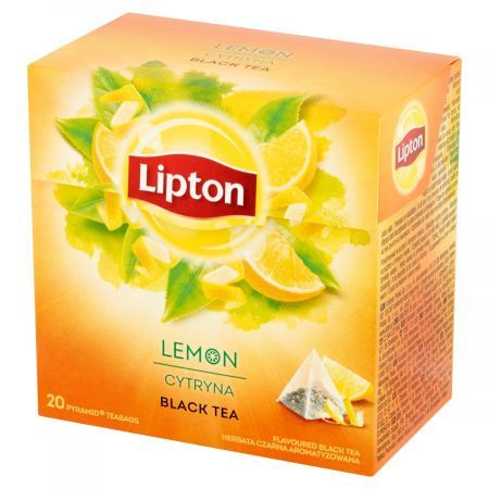 Чай черный Lipton с лимоном 20 пакетиков 34 г (из Эстонии) - купить с ...