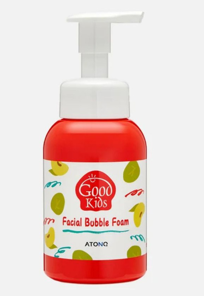 Детская пенка для умывания лица ATONO2 GOOD KIDS BUBBLE FOAM 300 мл ...
