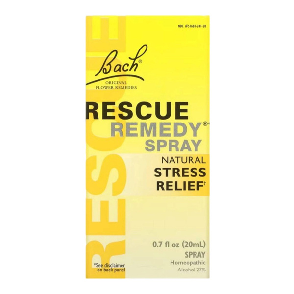 Bach, Rescue Remedy Spray, спрей для снятия стресса, 20 мл купить на ...