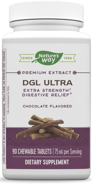 DGL Ultra 75 mg (глицирризинат солодки 75 мг) 90 жевательных таблеток ...