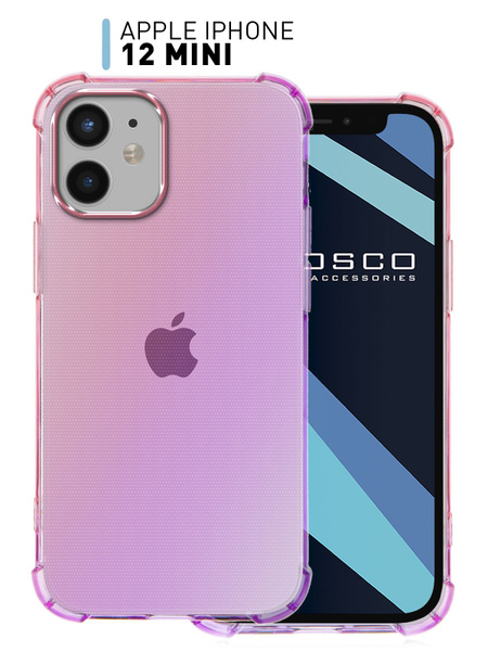 Противоударный силиконовый чехол на iPhone 12 mini (Айфон 12 мини) с ...
