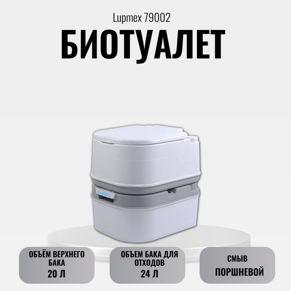 Биотуалет для дома и дачи Lupmex 24 литра с индикатором - купить с ...