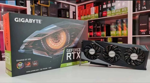 Характеристики Gigabyte Bидеокарта GeForce RTX 3060 Gaming OC 12 ГБ 2.0 ...