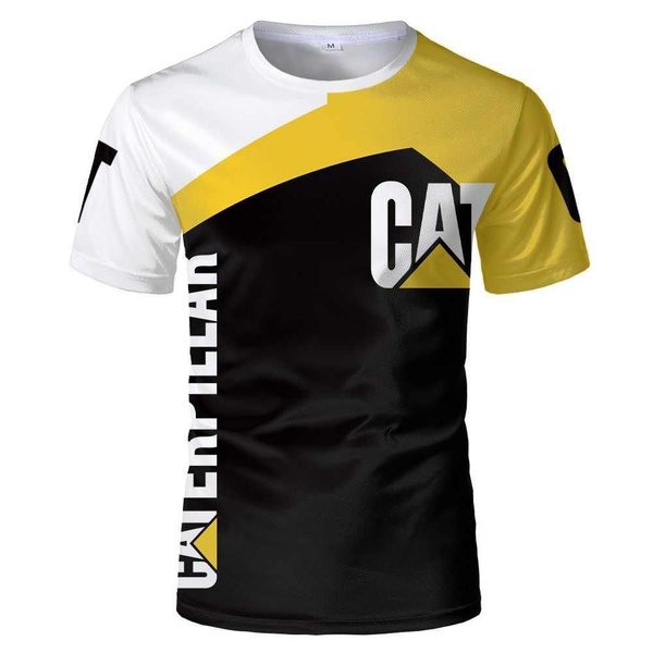 Футболка Caterpillar, размер 46, цвет черный, 65% полиэстер - купить по ...