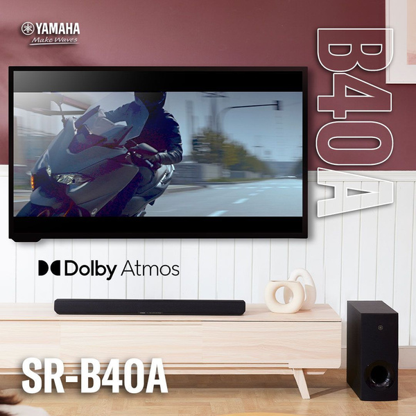 Звуковая панель Yamaha SR-B40A Dolby ATMOS/черный - купить по выгодной ...