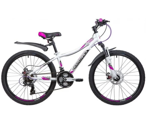 Велосипед детский 24 Novatrack Katrina D 24AHD.KATRINA.10WT4, белый ...