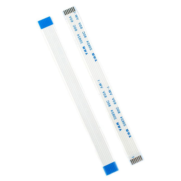 Шлейф FFC 7-pin Шаг 1.0mm Длина 15cm Прямой A-A AWM 20624 80C 60V VW-1 ...