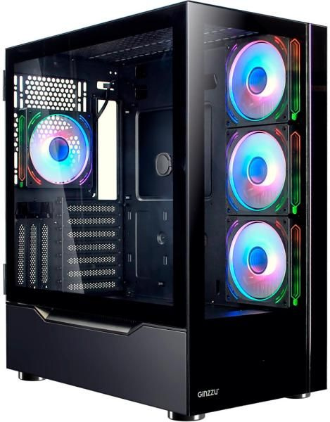 Ginzzu Компьютерный корпус GL730, черный (GL730) - купить с доставкой ...