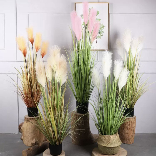 Трава пампасная Осока с камышом искусственный 120см - купить с ...