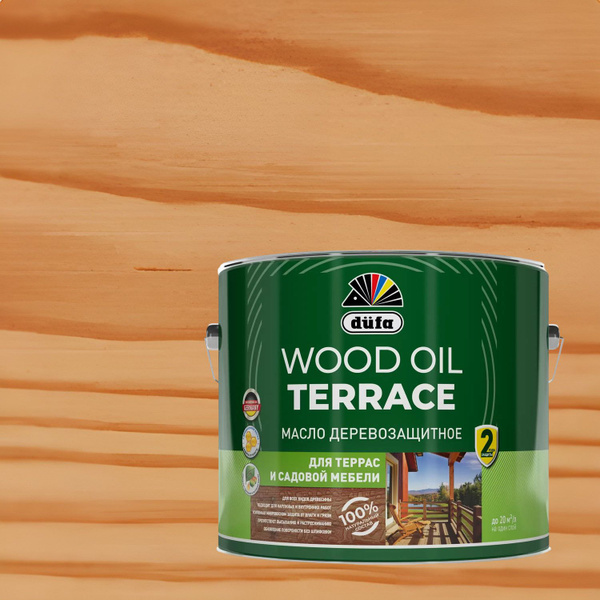 Масло деревозащитное для террас и садовой мебели Dufa Wood Oil Terrace ...