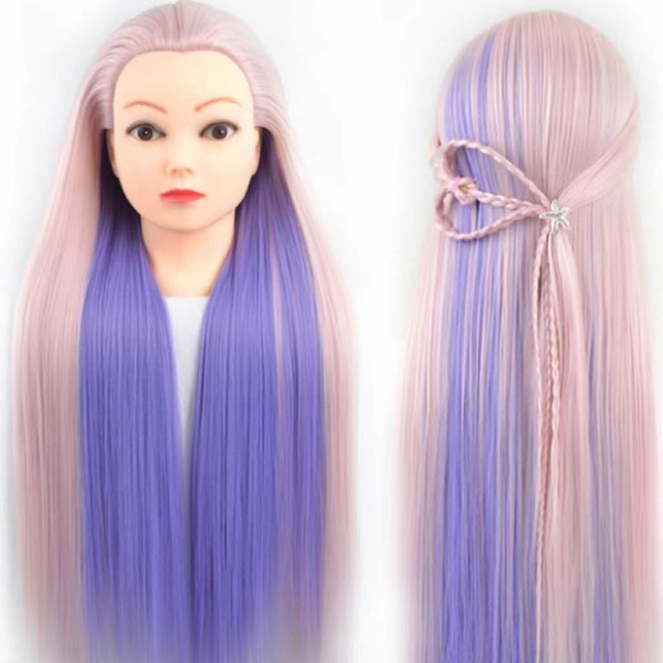LINDALHAIR Голова куклы для укладки волос из синтетического волокна ...
