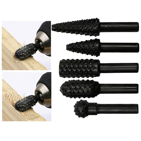 5 шт. 1/4 дюйма, набор стальных сверл, вращающиеся режущие инструменты ...