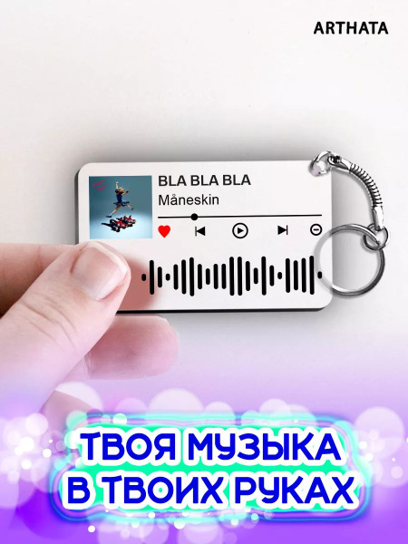 Спотифай Брелок Maneskin - BLA BLA BLA - купить с доставкой по выгодным ...