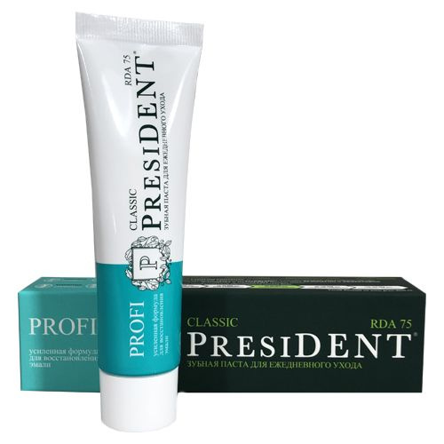 Зубная паста PRESIDENT PROFI Classic 100мл - купить с доставкой по ...