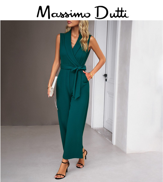 комбинезон Massimo Dutti, Женский, На любой сезон, размер 46, материал ...