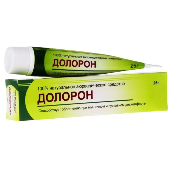 Крем Долорон для суставов, мышц и связок аюрведическая, 25 г - купить с ...
