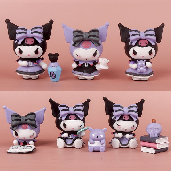 Sanrio Куломи 6 милых моделей, куклы-игрушки ручной работы, пупсы ...