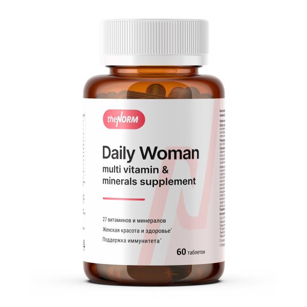 Витаминно-минеральный комплекс для женщин, theNORM Daily Woman ...