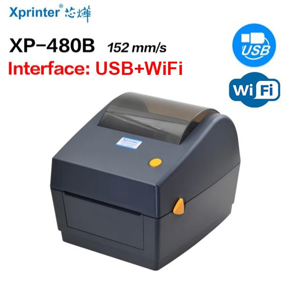 Xprinter XP-480B WiFi+USB Принтер этикеток. Озон, WB и т.д. купить на ...