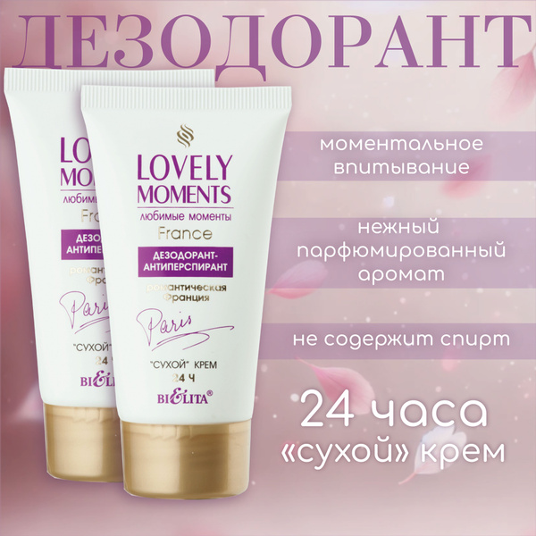 Дезодорант-антиперспирант Белита "Lovely Moments. Романтическая Франция ...