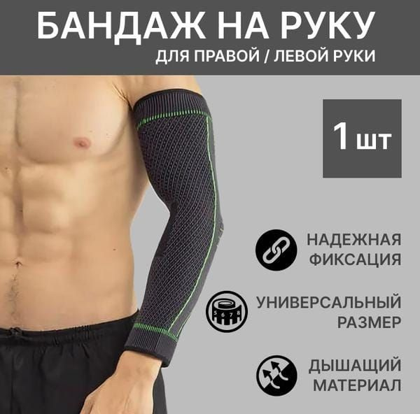 Бандаж на локтевой сустав, Налокотник, отрез фиксатор локтя, суппорт на ...