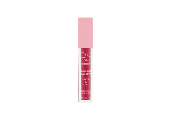 Матовая стойкая жидкая губная помада OK Beauty COLOR SALUTE MATT & STAY ...