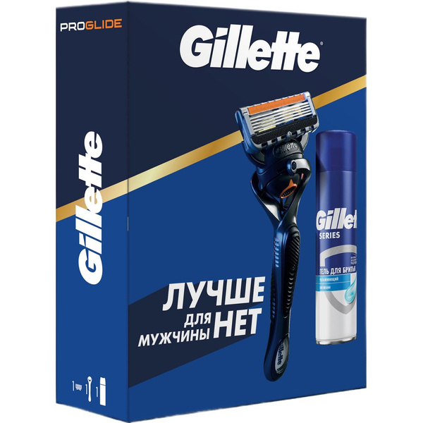 Gillette Набор Fusion ProGlide Power: Бритвенный станок, 1 сменная ...