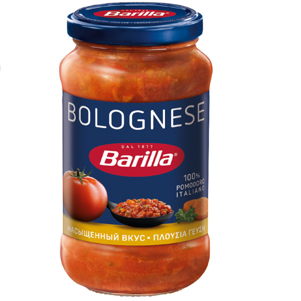 Соус Barilla Bolognese томатный с говядиной и свининой, 400 г - купить ...